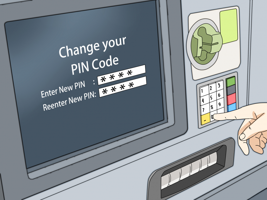 cách đổi mã pin thẻ ATM
