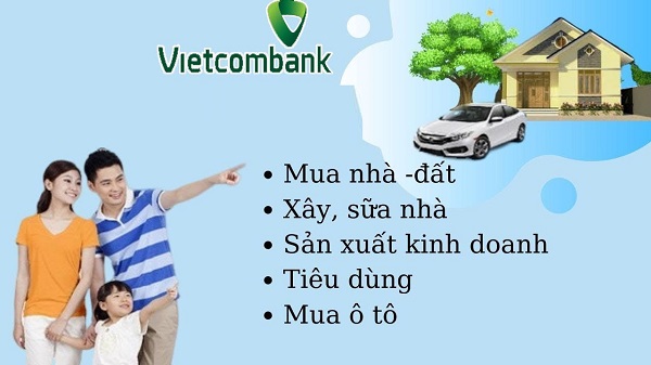 Các gói vay thế chấp sổ đỏ ngân hàng Vietcombank