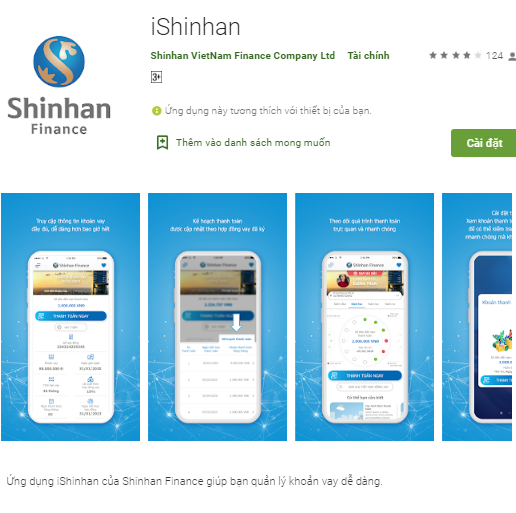 Dùng ứng dụng Ishinhan để tra cứu khoản vay shinhan