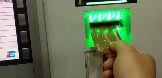 Cách rút tiền ATM Agriank 1