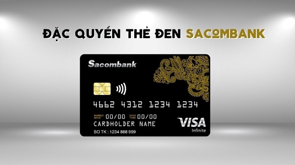 Những đặc quyền khi sở hữu thẻ đen Sacombank