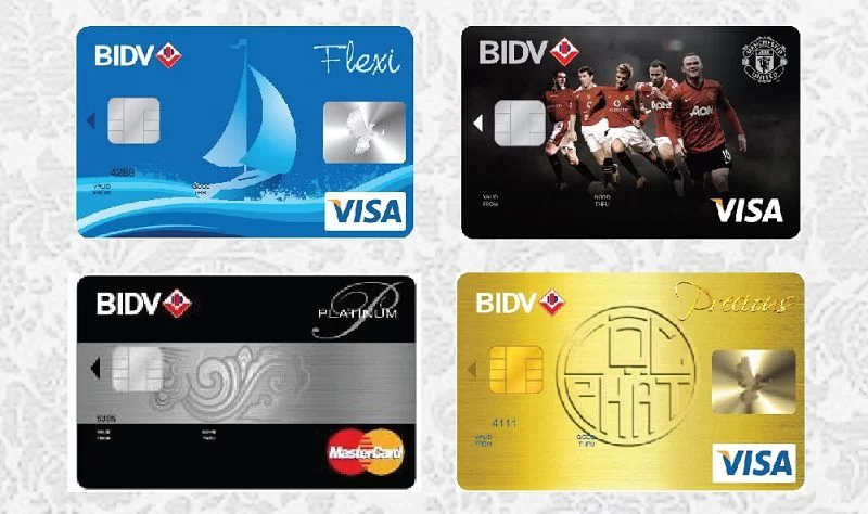 Các loại thẻ ATM BIDV