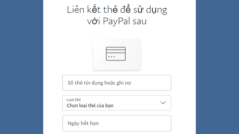 Cách liên kết tài khoản ngân hàng với PayPal 2