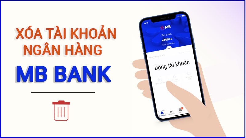 Xóa tài khoản MBBank online