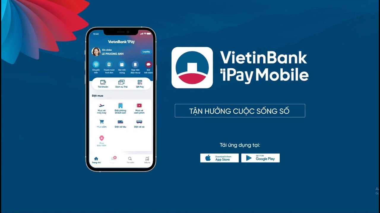 Đăng ký vay qua ứng dụng IPay Mobile Vietinbank