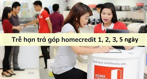 Mức phí phạt khi trễ hạn trả góp Homecredit 