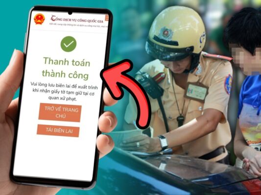 Hướng dẫn cách nộp phạt giao thông qua ngân hàng chi tiết năm 2025