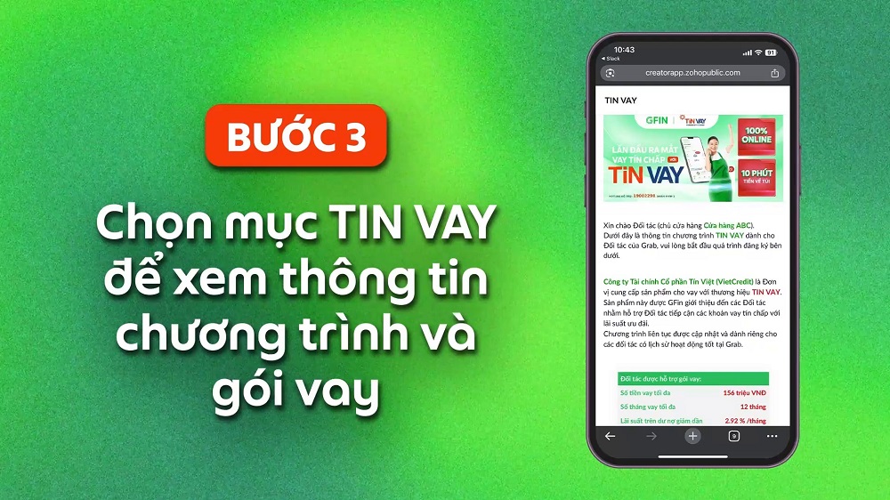 Vay Tiền Qua App Grab Là Gì? Điều Kiện, Lãi Suất & Cách Đăng Ký Mới Nhất 30 Vay tiền qua app Grab cho đối tác của Grab bước 3